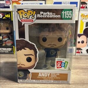 Funko Parks and Recreation Andy Figure with Leg Casts